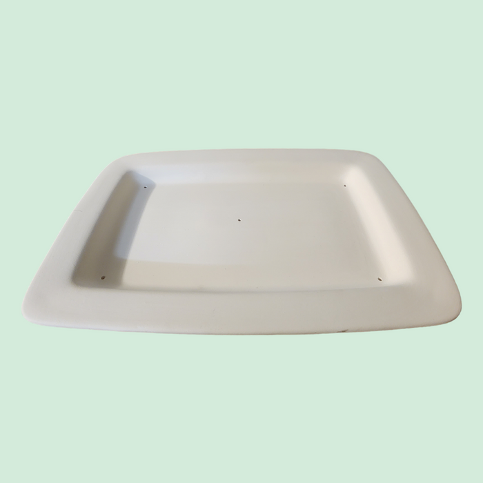 Rectangular Platter w/ Lip Ceramic Mold for Fused Glass