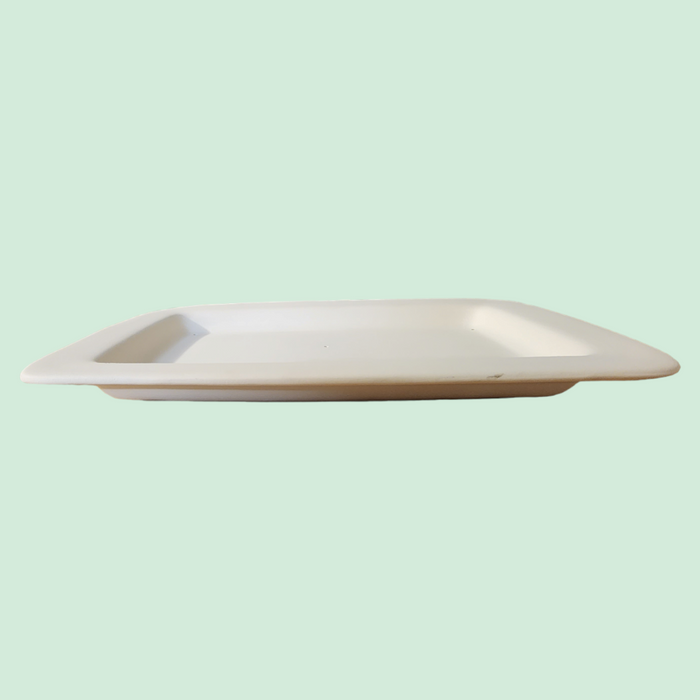 Rectangular Platter w/ Lip Ceramic Mold for Fused Glass