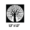Spectacular Tree Enamel Fusing Decal -  1.3" x 1.3"