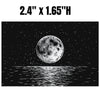 Moonlit Waters Enamel Fusing Decal - 2.4" x 1.65"