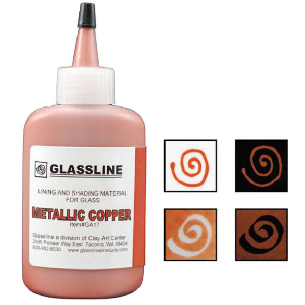 Metallic Copper Glassline Paint Pen .'