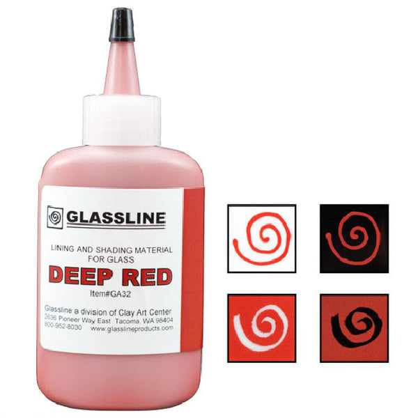 Deep Red Glassline Paint Pen .'