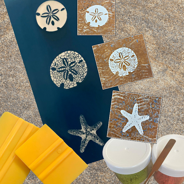 Beach Finds Simple-Bitty™ Screen Ready-to-Use Screen-printing Stencil