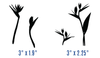 Simple Screen 2.0™ Bird of Paradise Silhouettes Silkscreen Stencil