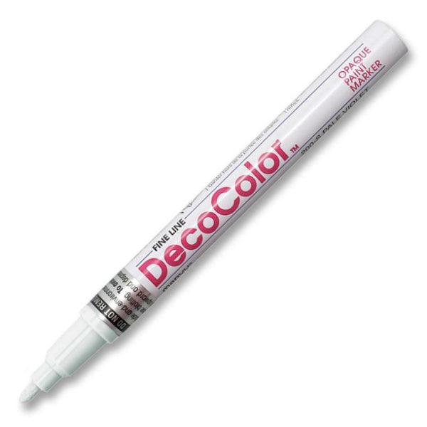 White DecoColor Marker Paint Pen for Coldworking