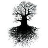 Mighty Oak Tree Enamel Fusible Decal - 1.5 x 1.75
