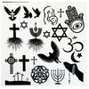Religion Enamel Fusible Decal -  4" x 4"