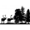 Elk Enamel Fusible Decal - 1.25" x 1.25"