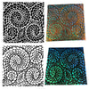Mosaic Waves Pack Simple-Etch Screens for Dichroic Glass Etching