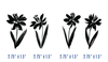 Simple Screen 2.0™ Floral Silhouettes Silkscreen Stencil