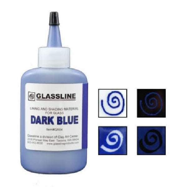 Dark Blue Glassline Paint Pen .'