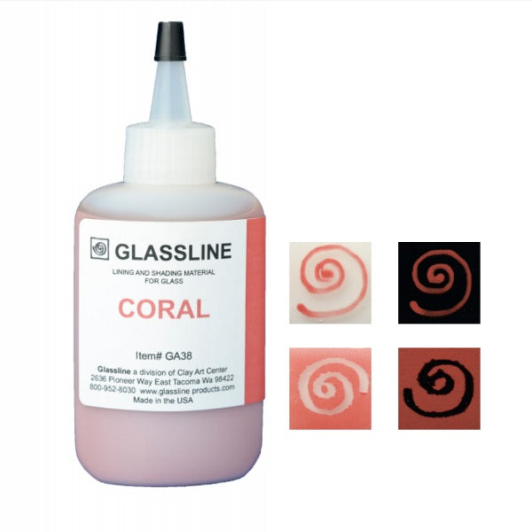 Coral Glassline Paint Pen