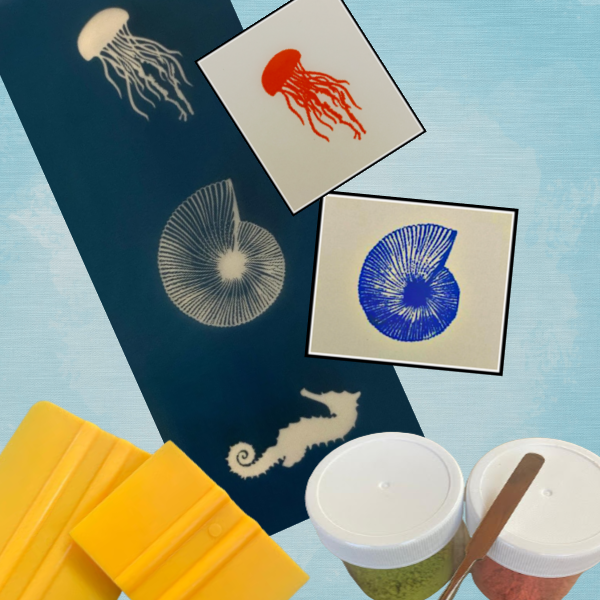 Sea Creatures Simple-Bitty Screen™ Ready-to-Use Stencils