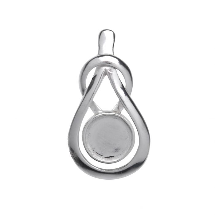 10pcs 10-25mm 7 Sizes Tray Bezel Cabochon Earring Hook Blank Setting Round  Pendant Ear Base Findings Earrings Bezel for DIY Glass Cameo Jewelry Making