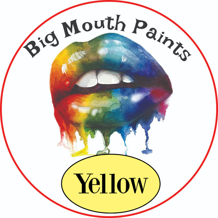 AAE Big Mouth Paints Yellow Wide Mouth Jars