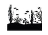 Simple Screens 2.0 - Into the Deep Large Simple Screen™ Ready to Use Paint Stencil