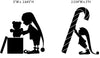 Simple Screen™ Pre-burned Christmas Elves for Screen Printing  & Powder Printing