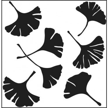 Powder or Airbrush Stencil-Ginko Leaves