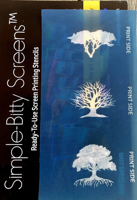 Trees Simple-Bitty Screen™  Ready-To-Use Screen Printing Stencils