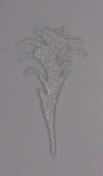 Large Bromeliad Plant - 90 COE Fusible Clear Precut Glass Shapes